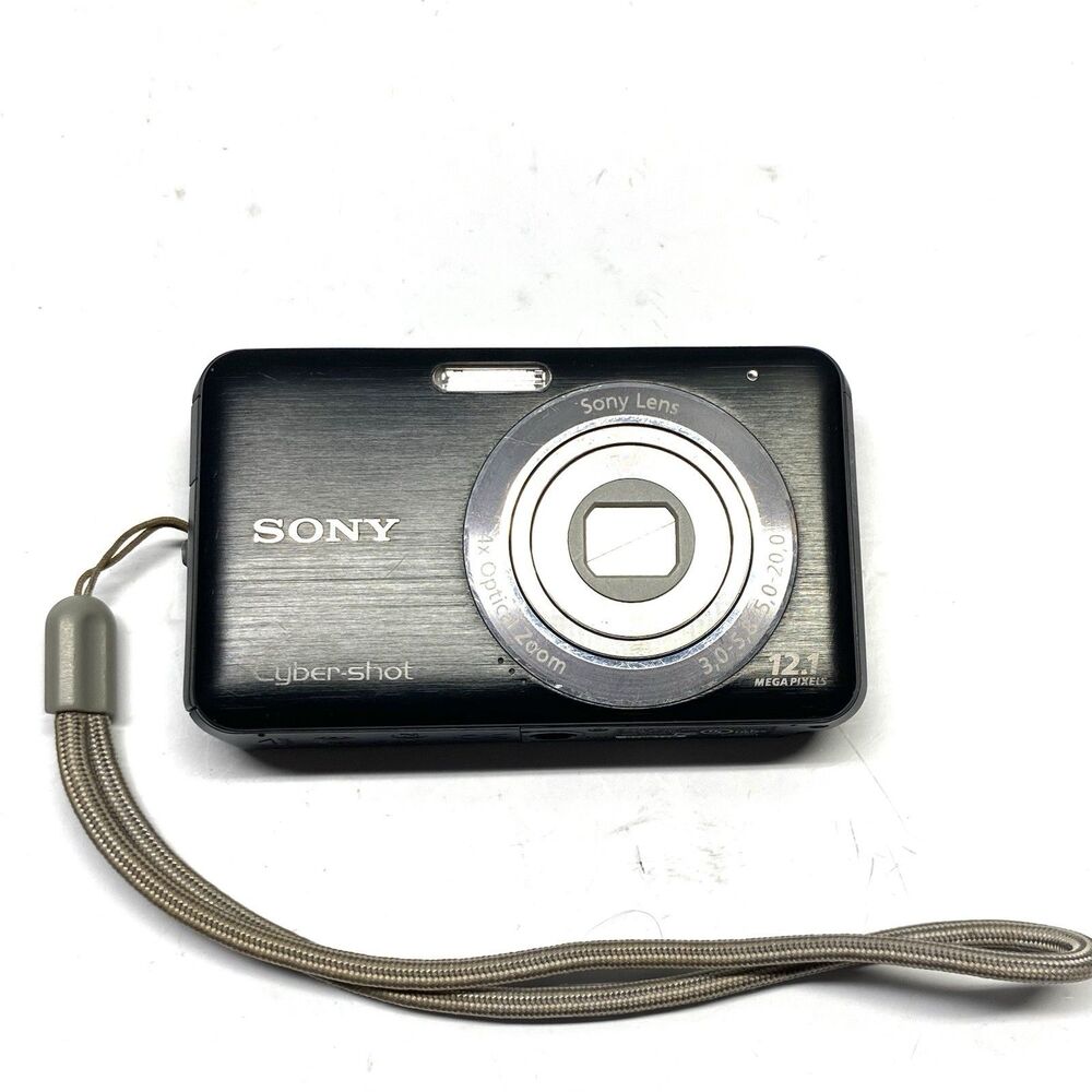Sony Cybershot DSC-W310 12.1 MP Black Digital Camera New Battery 8GB SD Card